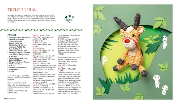 Produktbild: Das inoffizielle Ghibli-H&auml;kelbuch &ndash; 23 zauberhafte Amigurumis f&uuml;r Fans des legend&auml;ren Anime-Studios