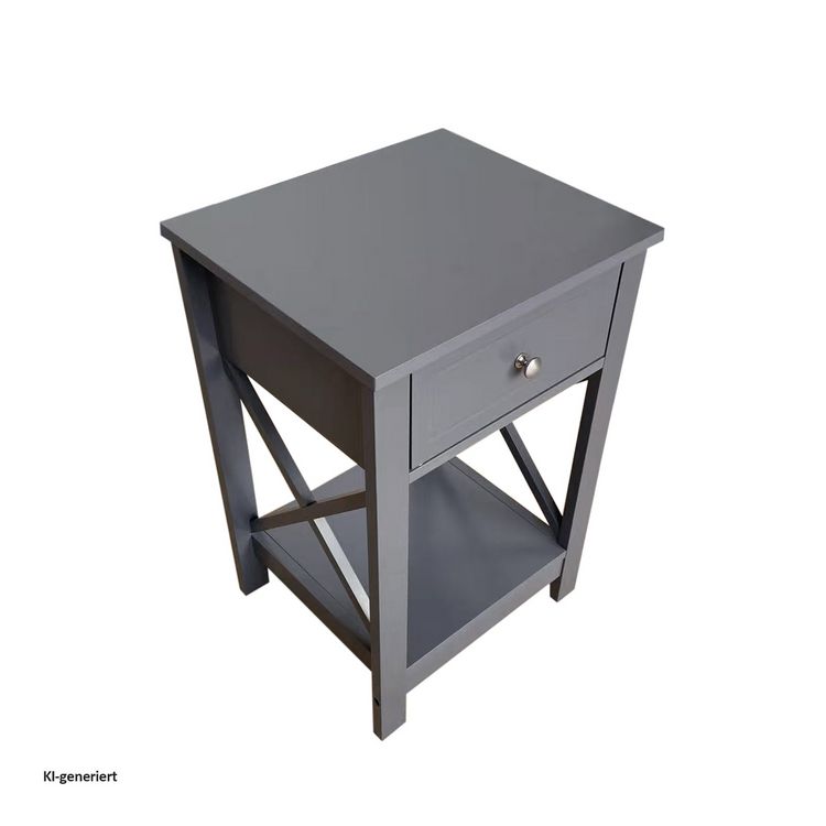 Produktbild: HTI-Living HTI-Living Nachttisch Hayet Grau 2er-Set HTI-Living Nachttisch Hayet Grau 2er-Set