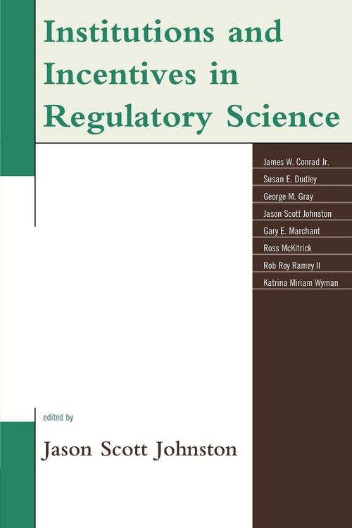 Produktbild: Institutions and Incentives in Regulatory Science