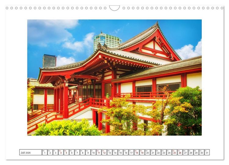 Produktbild: Tokio - Tradition und Moderne (Wandkalender 2026 DIN A3 quer), CALVENDO Monatskalender