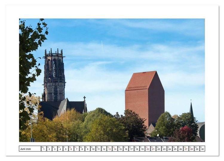 Produktbild: DUISBURG Facetten einer Stadt (Wandkalender 2026 DIN A2 quer), CALVENDO Monatskalender