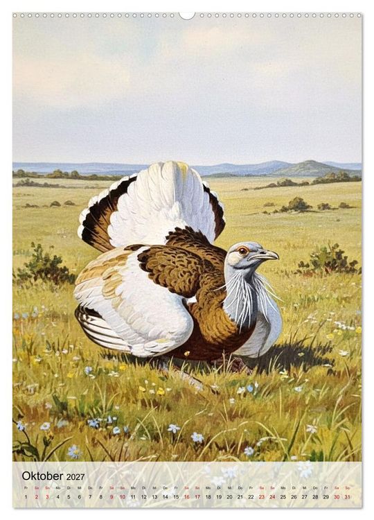 Produktbild: V&ouml;gel, die man selten sieht (Wandkalender 2027 DIN A2 hoch), CALVENDO Monatskalender