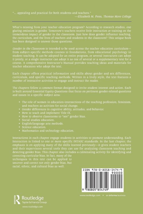Produktbild: Gender in the Classroom