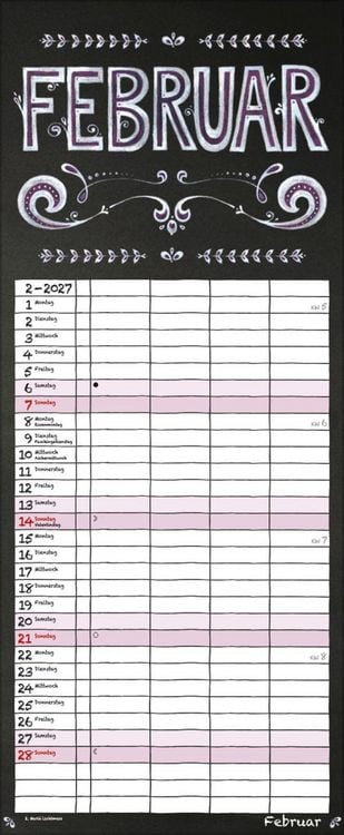 Produktbild: Tafel Timer 2027