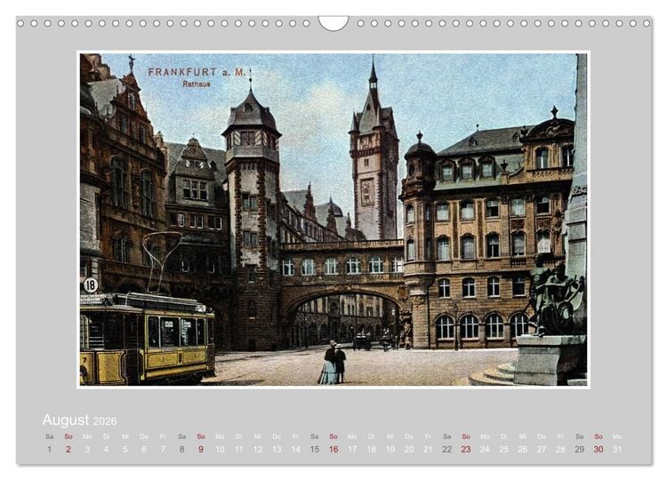 Produktbild: Es war einmal... in Frankfurt (Main) (Wandkalender 2026 DIN A3 quer), CALVENDO Monatskalender
