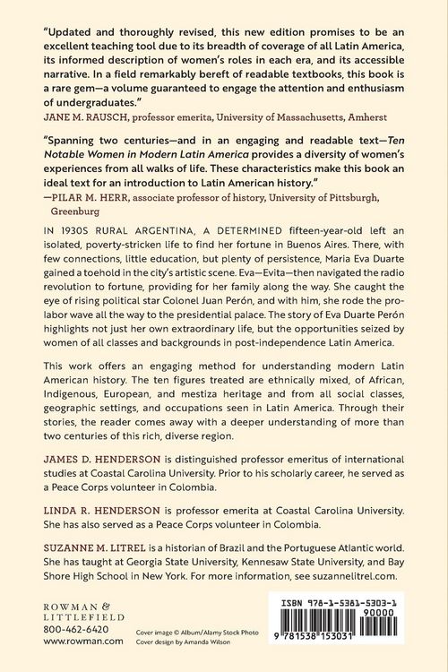 Produktbild: Ten Notable Women of Modern Latin America