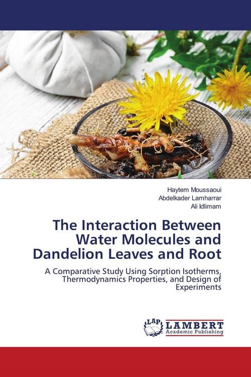 Produktbild: The Interaction Between Water Molecules and Dandelion Leaves and Root