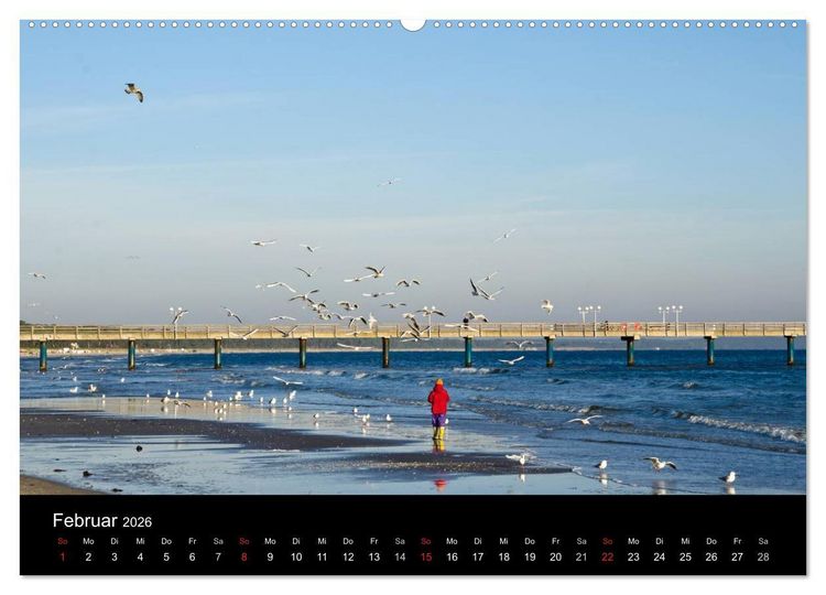 Produktbild: Meer und K&uuml;ste (hochwertiger Premium Wandkalender 2026 DIN A2 quer), Kunstdruck in Hochglanz