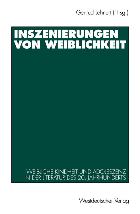 Produktbild: Inszenierungen von Weiblichkeit