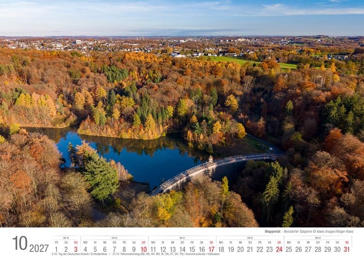 Produktbild: Wuppertal 2027 Bildkalender A3 Spiralbindung