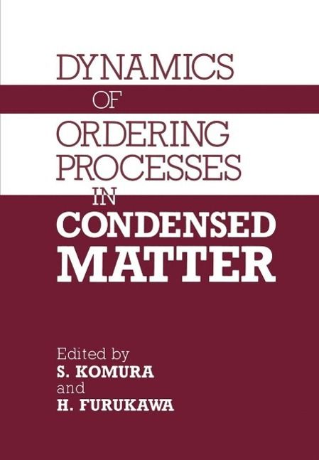 Produktbild: Dynamics of Ordering Processes in Condensed Matter