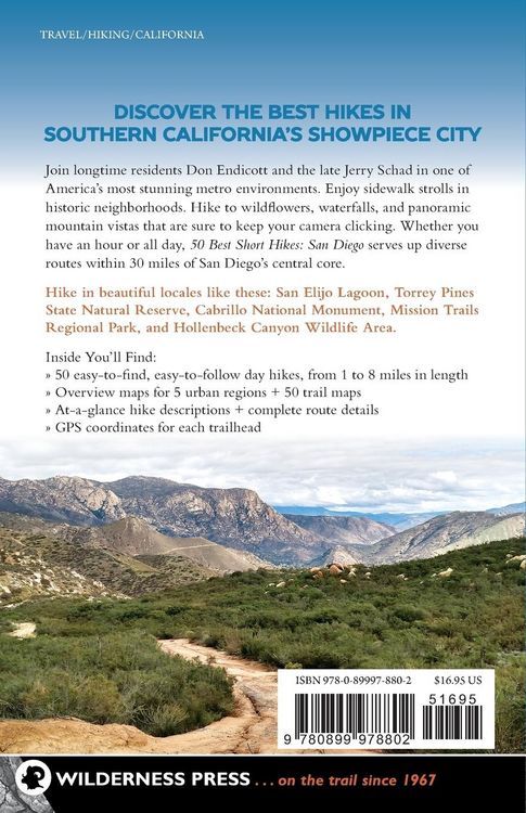 Produktbild: 50 Best Short Hikes: San Diego