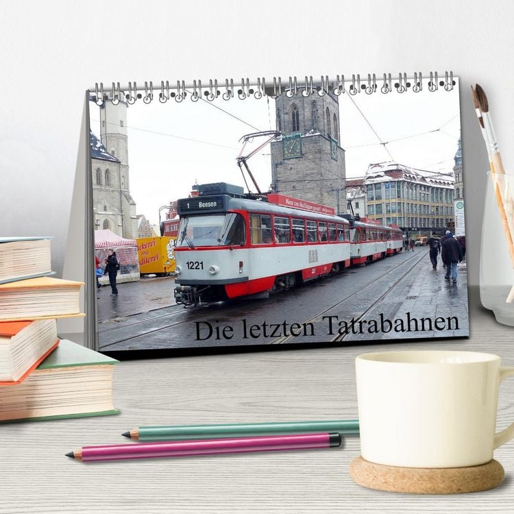 Produktbild: Die letzten Tatrabahnen (Tischkalender 2026 DIN A5 quer), CALVENDO Monatskalender