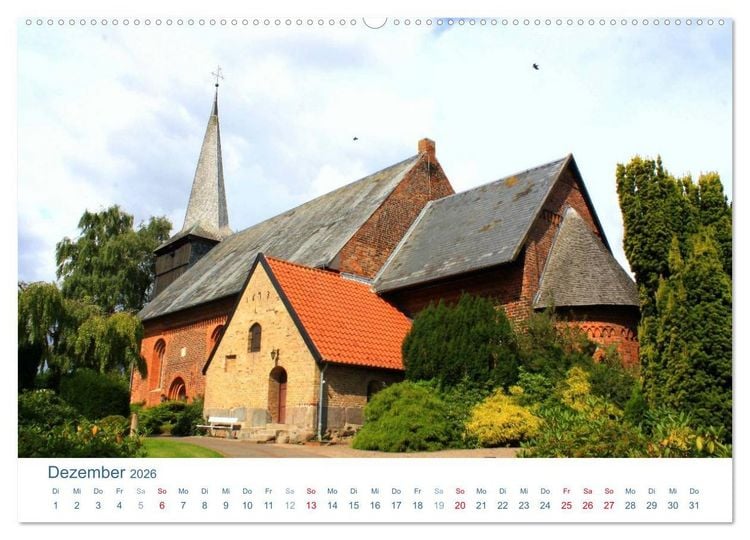 Produktbild: Schwansen 2026. Impressionen zwischen Schlei und Ostsee (hochwertiger Premium Wandkalender 2026 DIN A2 quer), Kunstdruck in Hochglanz