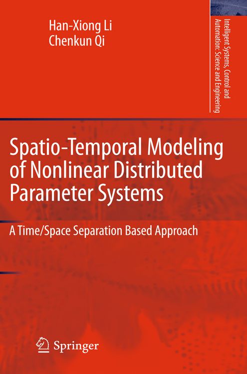 Produktbild: Spatio-Temporal Modeling of Nonlinear Distributed Parameter Systems