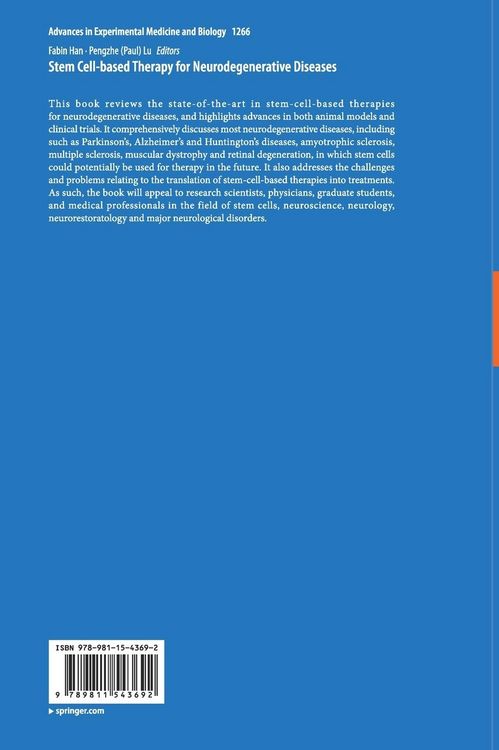 Produktbild: Stem Cell-based Therapy for Neurodegenerative Diseases