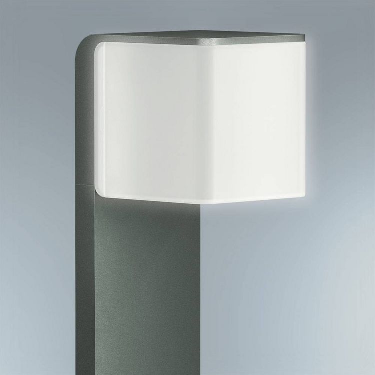 Produktbild: Steinel 055479 GL 80 SC LED-Außenstandleuchte mit Bewegungsmelder LED LED fest eingebaut 9.1 W Anthrazit