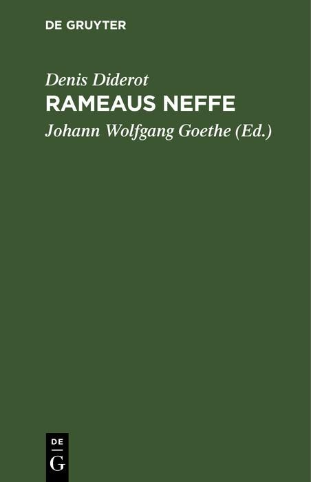 Produktbild: Rameau's Neffe