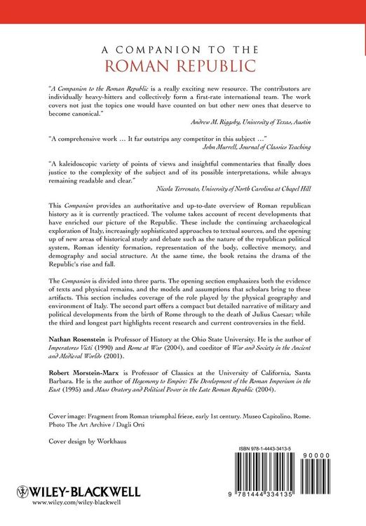 Produktbild: A Companion to the Roman Republic