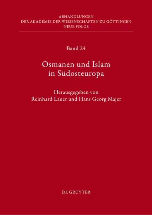 Produktbild: Osmanen und Islam in S&uuml;dosteuropa