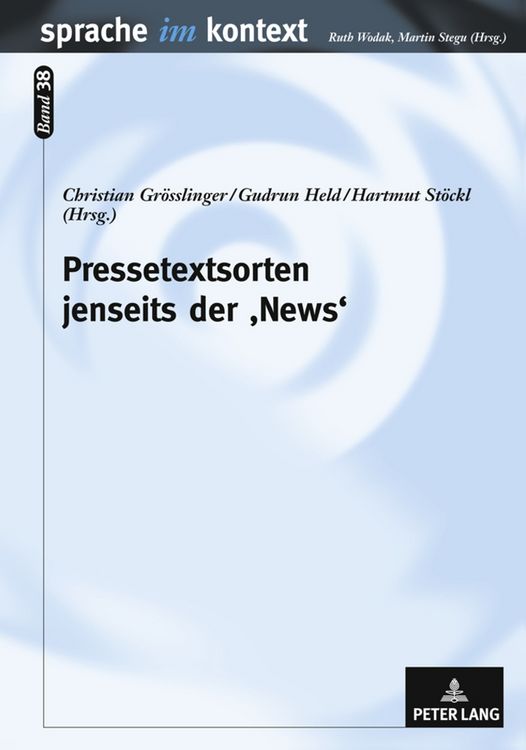 Produktbild: Pressetextsorten jenseits der &lsquo;News&rsquo;