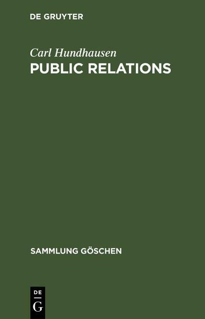 Produktbild: Public Relations