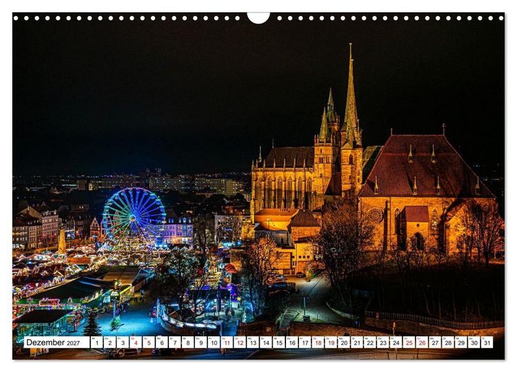 Produktbild: Erfurt - Stadt meines Herzens (Wandkalender 2027 DIN A3 quer), CALVENDO Monatskalender