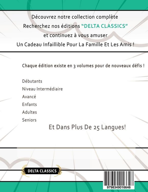 Produktbild: MOTS M&Ecirc;L&Eacute;S EN FORMAT XL NIVEAU INTERM&Eacute;DIAIRE - COOL ! VOL.1 - DELTA CLASSICS