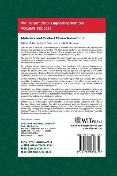 Produktbild: Materials and Contact Characterisation X