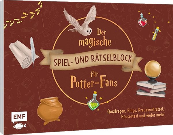 Produktbild: Der magische Spiel- und R&auml;tselblock f&uuml;r Harry Potter-Fans