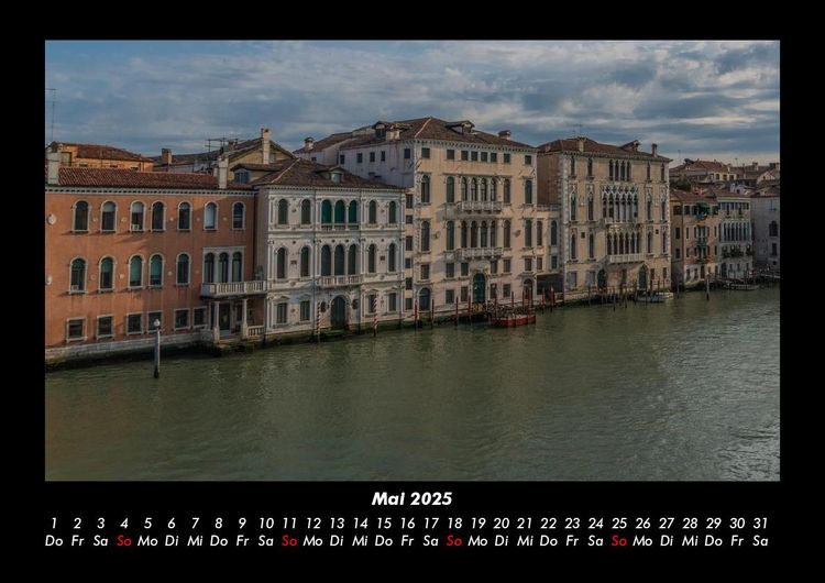 Produktbild: Venedigs Sch&ouml;nheit 2025 Fotokalender DIN A3