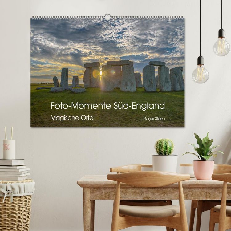 Produktbild: Foto-Momente S&uuml;d-England - Magische Orte (Wandkalender 2026 DIN A2 quer), CALVENDO Monatskalender