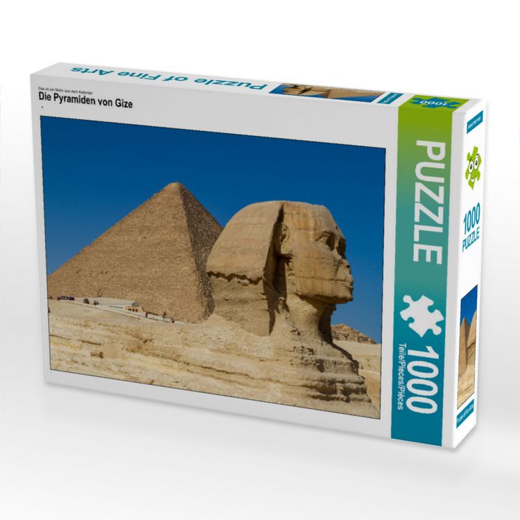 Produktbild: CALVENDO Puzzle Die Pyramiden von Gize | 1000 Teile Lege-Gr&ouml;&szlig;e 64 &times; 48 cm Foto-Puzzle f&uuml;r gl&uuml;ckliche Stunden