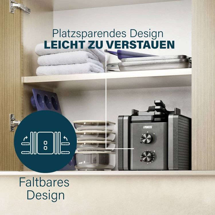 Produktbild: Princess Purify Raclette 8 Pf&auml;nnchen, Antihaftbeschichtung, &Uuml;berhitzungsschutz, mit Luftabsaugung Schwarz