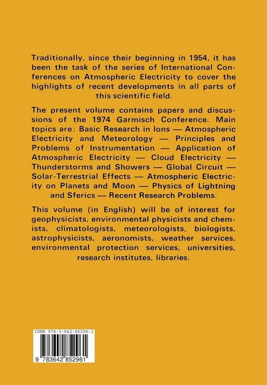 Produktbild: Electrical Processes in Atmospheres