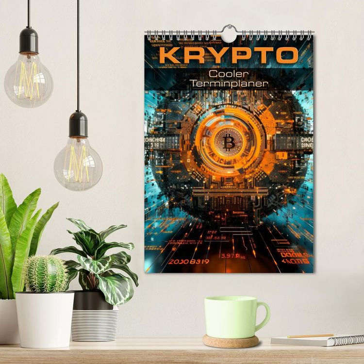 Produktbild: KRYPTO Cooler Terminplaner (Wandkalender 2026 DIN A4 hoch), CALVENDO Monatskalender