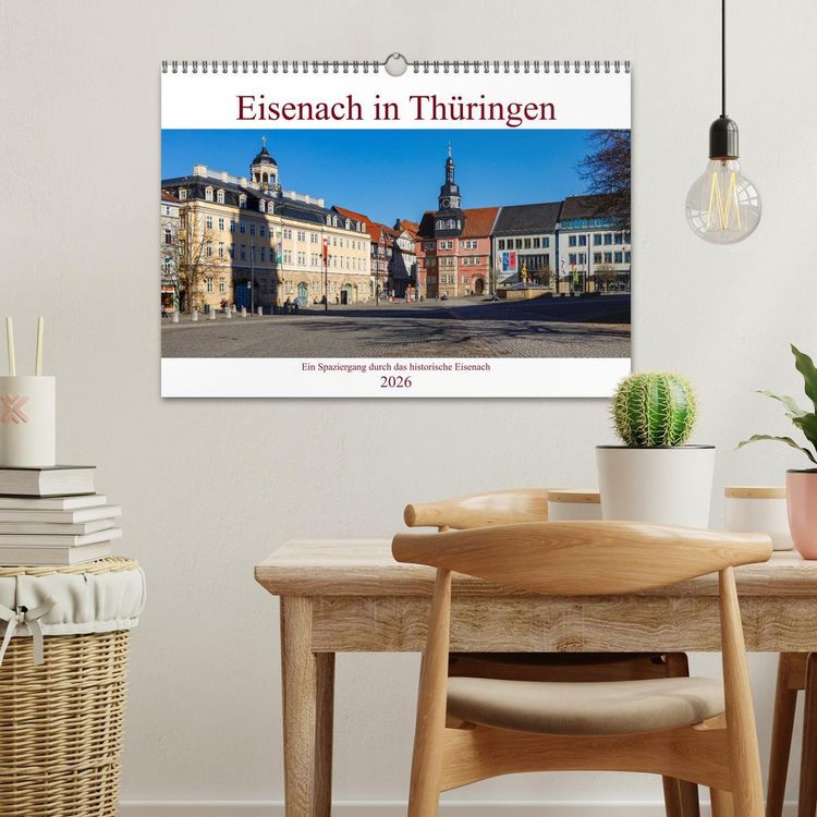 Produktbild: Eisenach in Th&uuml;ringen (Wandkalender 2026 DIN A3 quer), CALVENDO Monatskalender