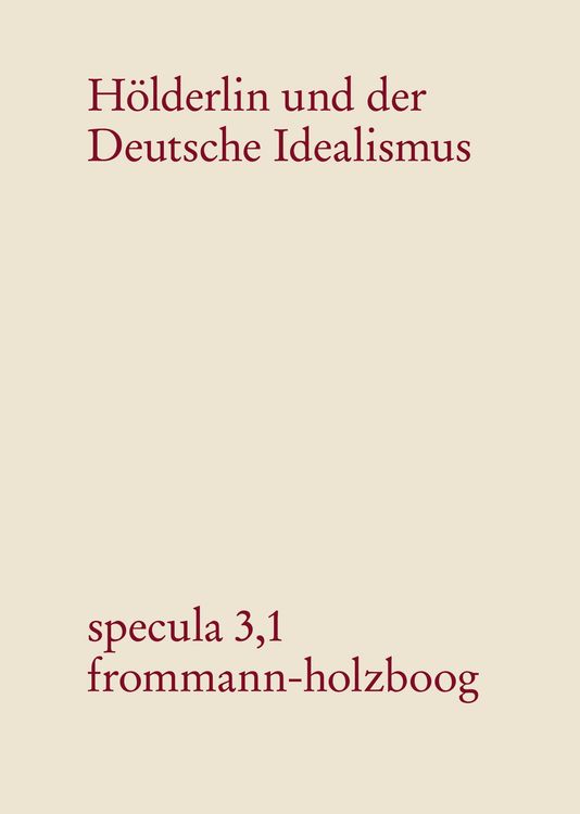 Produktbild: H&ouml;lderlin und der Deutsche Idealismus