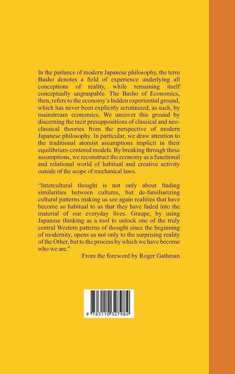 Produktbild: The Basho of Economics