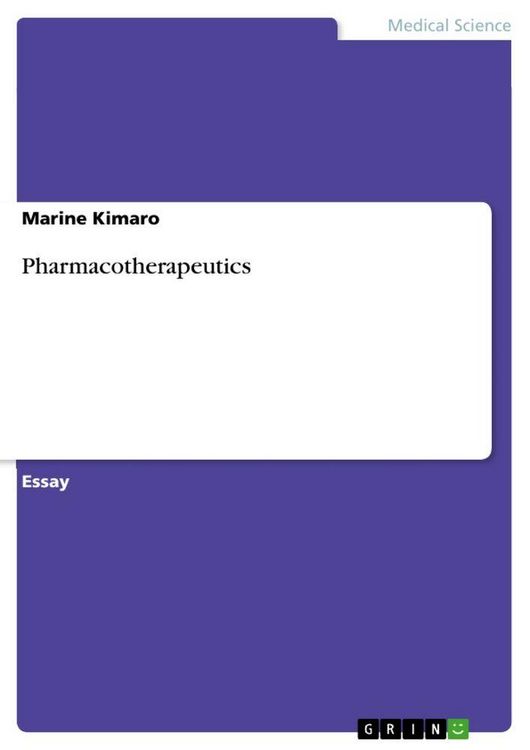 Produktbild: Pharmacotherapeutics