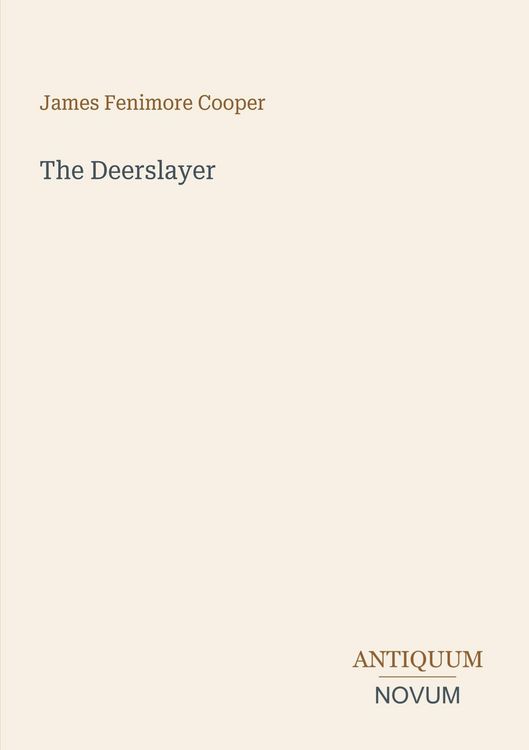 Produktbild: The Deerslayer