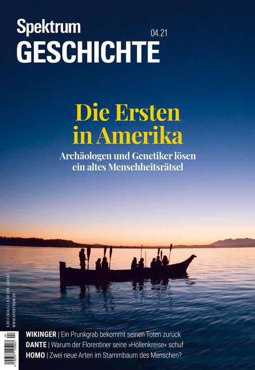 Produktbild: Spektrum Geschichte - Die Ersten in Amerika