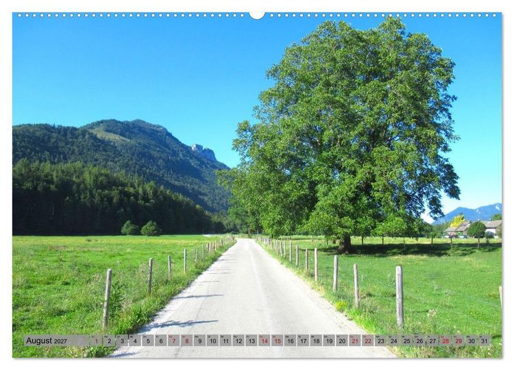 Produktbild: Im Achental - Erholung in den Chiemgauer Alpen (hochwertiger Premium Wandkalender 2027 DIN A2 quer), Kunstdruck in Hochglanz