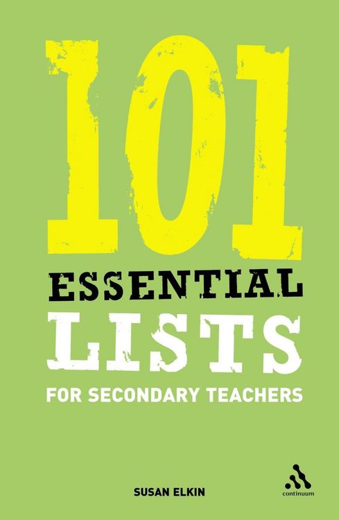 Produktbild: 101 Essential Lists for Secondary Teachers