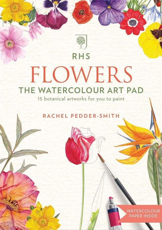 Produktbild: RHS Flowers The Watercolour Art Pad