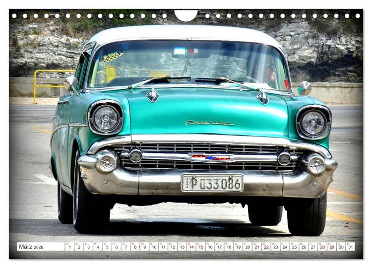Produktbild: CHEVY - Ganz in Gr&uuml;n (Wandkalender 2026 DIN A4 quer), CALVENDO Monatskalender