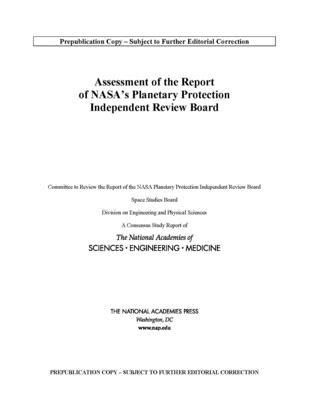 Produktbild: Assessment of the Report of Nasa's Planetary Protection Independent Review Board