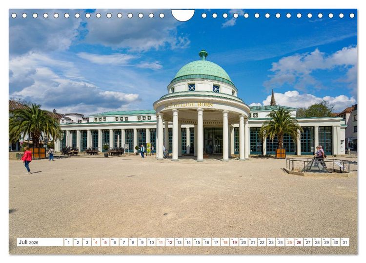 Produktbild: Bad Pyrmont Impressionen (Wandkalender 2026 DIN A4 quer), CALVENDO Monatskalender