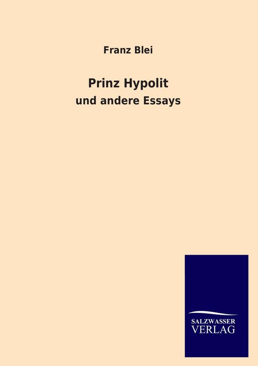 Produktbild: Prinz Hypolit