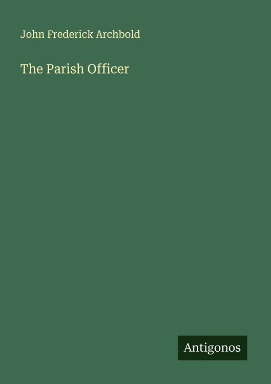Produktbild: The Parish Officer